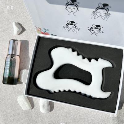 Ceramic scraping face massage meridian brush plectrum stick