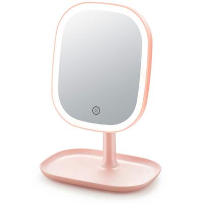 LED makeup mirror with lamp desktop fill light small mirror