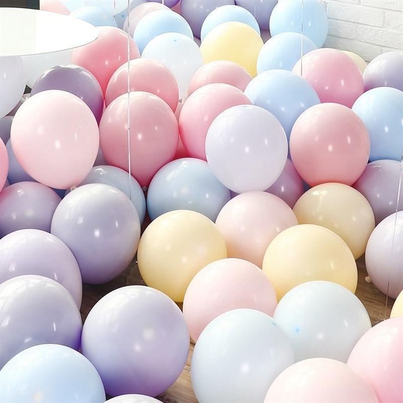 50/100pcs Balloons Matte Round Globos Macaron Latex Ballo