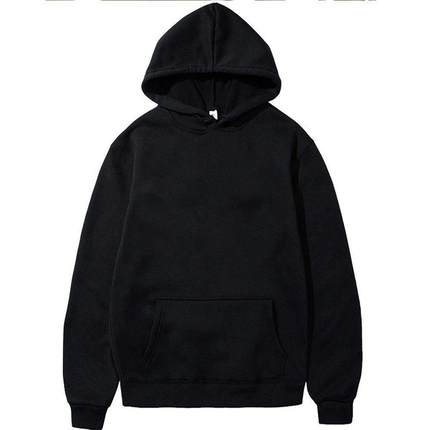 Mens Hoodies Pullover Classic Black Hoodie for Men Casu
