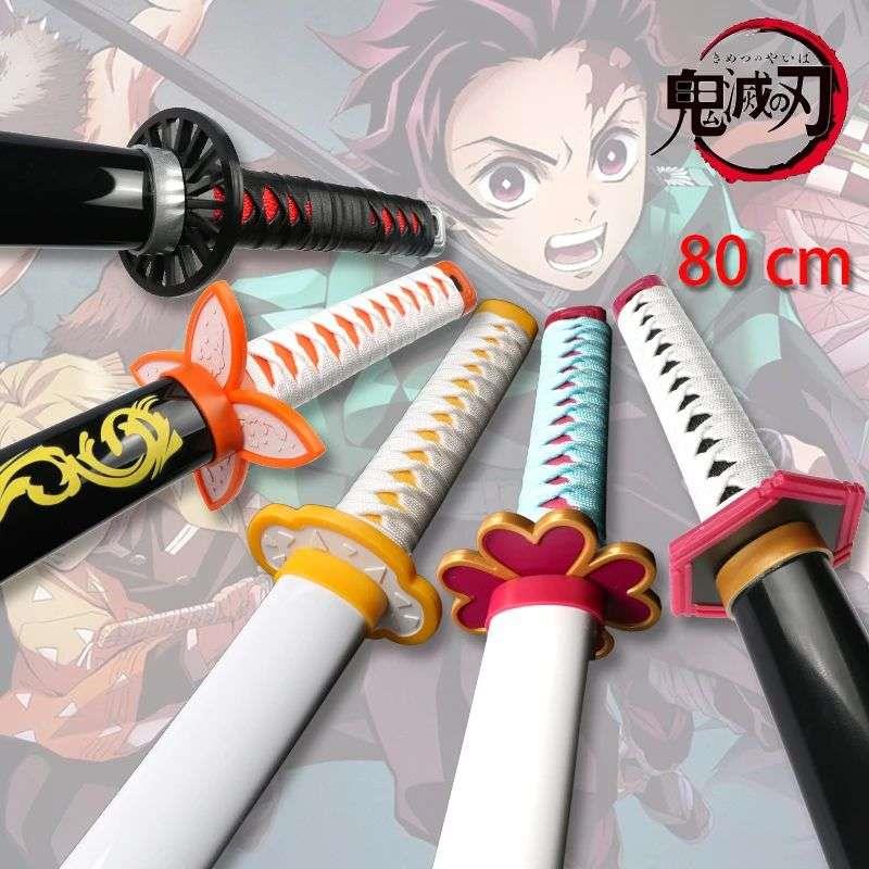 80CM Demon Slayer Katana Anime Sword Cosplay Weapon Prop Zen