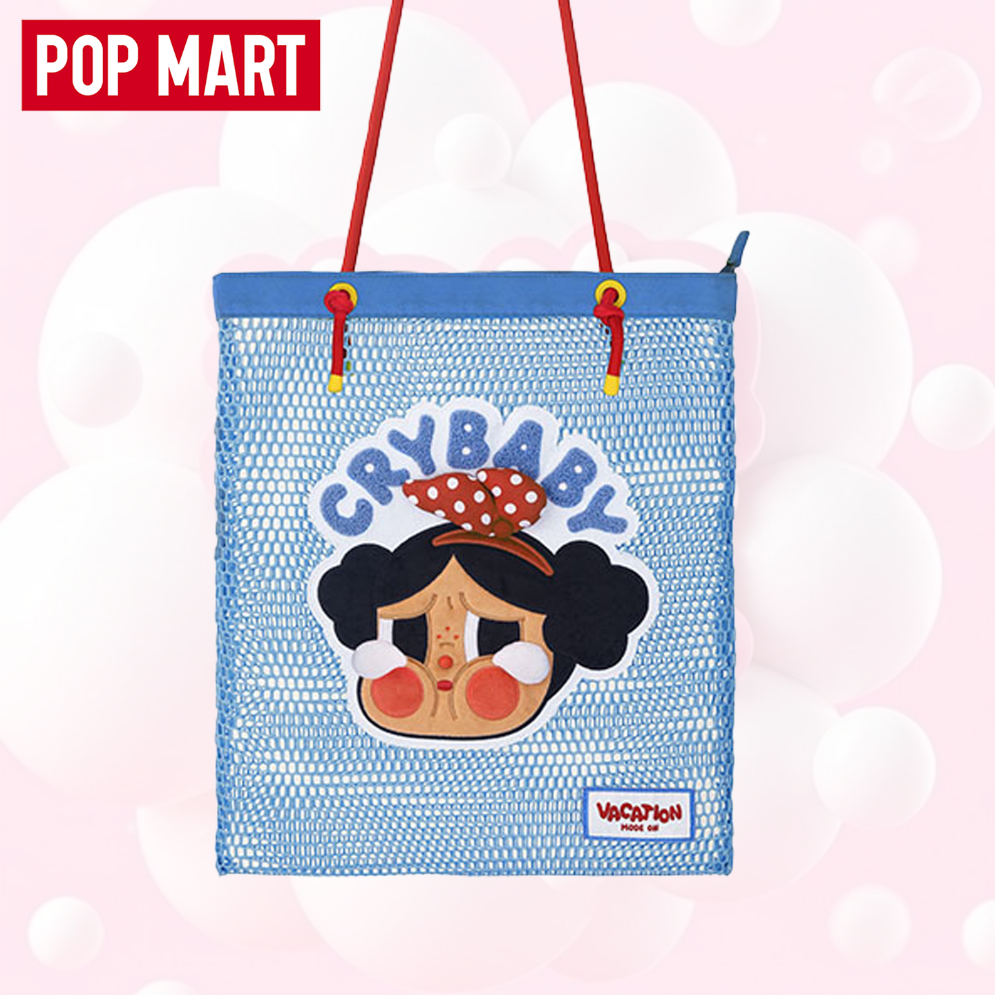 泡泡玛特CRYBABY单肩包潮玩周边