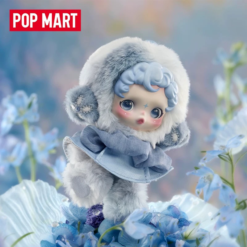 POPMART泡泡玛特SKULLPANDA二代光织园搪胶2.0毛绒公仔挂件盲盒