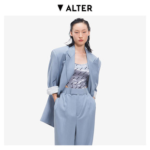 PROJECTJOIN设计师品牌 ALTER买手店 斜纹阔肩西装 外套02