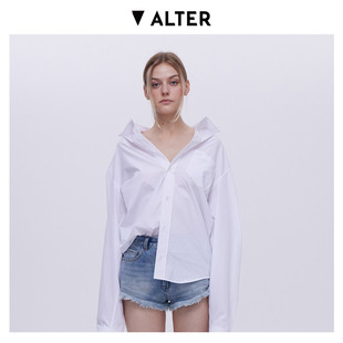 ALESSANDRA设计师品牌 ALTER买手店 白色衬衫