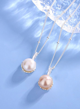 淡水珍珠项链高级感简约气质百搭