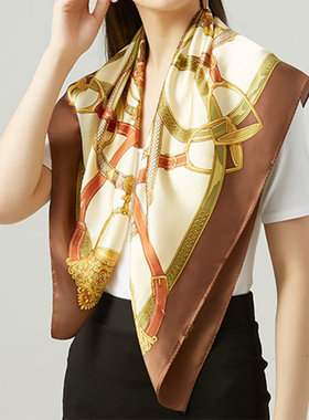 特价90x90CM斜纹手卷边 100%真丝方巾微瑕丝巾女微瑕《备注颜色》