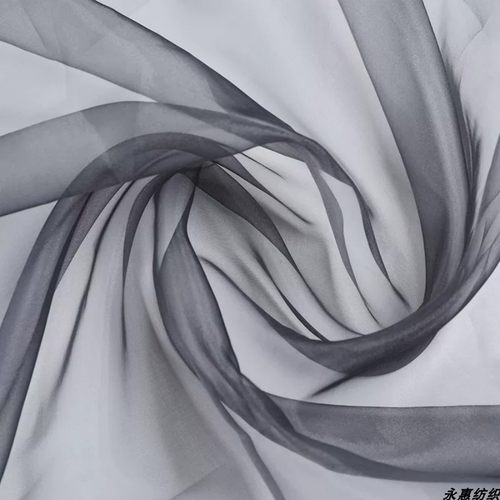 10D如意纱 超薄柔顺亮光欧根纱涤纶网纱布料汉服Lolita连衣裙面料