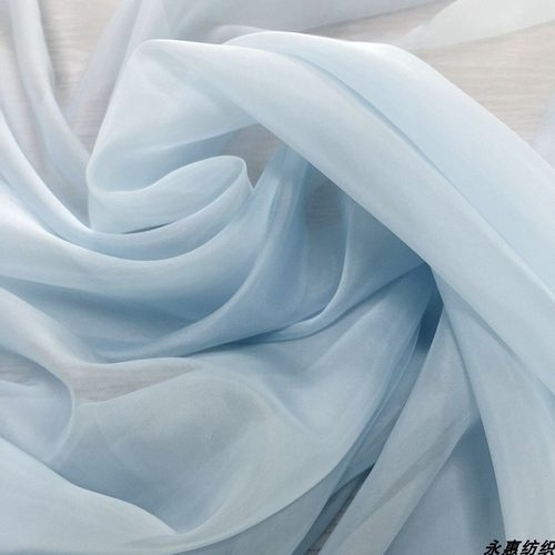 玉兰绸 女装汉服连衣裙丝巾婚纱刺绣古装欧根纱面料 10D薄纱布料