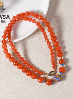 洪福齐天 南红塔链