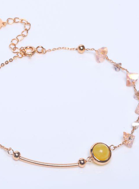 【爱华尚珠宝 双十一专场】星河璀璨-蜜蜡手链