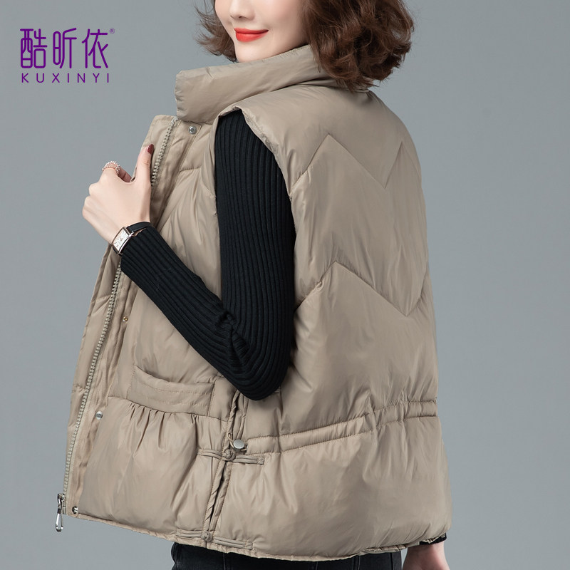 轻薄羽绒棉马甲女2025新款春秋冬背心坎肩外穿流行爆款马夹短外套,女装/女士精品,马夹,淘宝优惠券,粉丝福利购,淘宝优惠卷