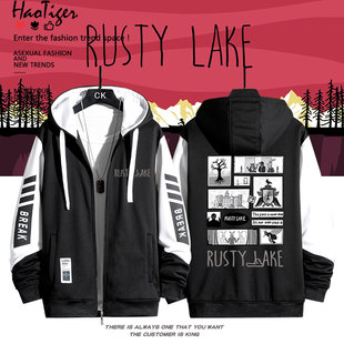 锈湖rusty lake周边谷子旅馆二次元游戏动漫秋冬拉链开衫卫衣外套