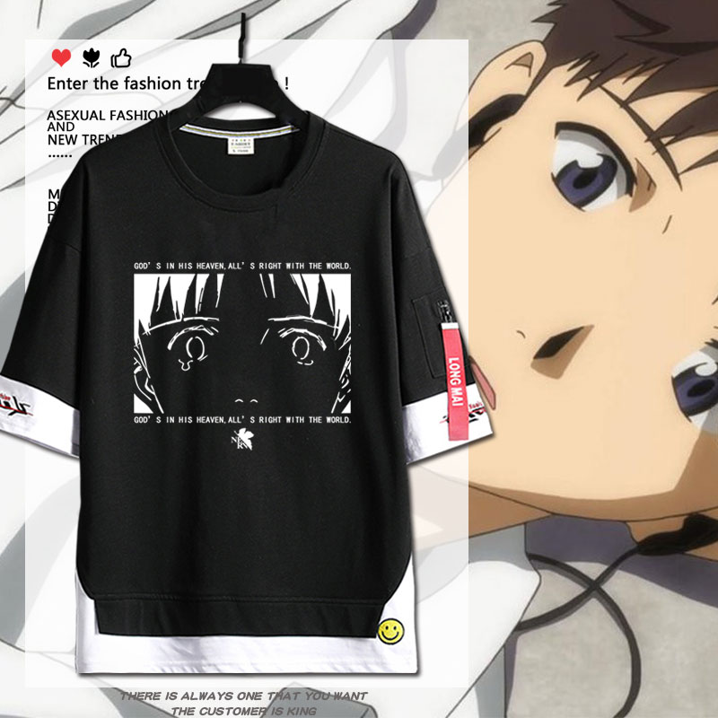 短袖日潮动漫周边EVA联名初号机