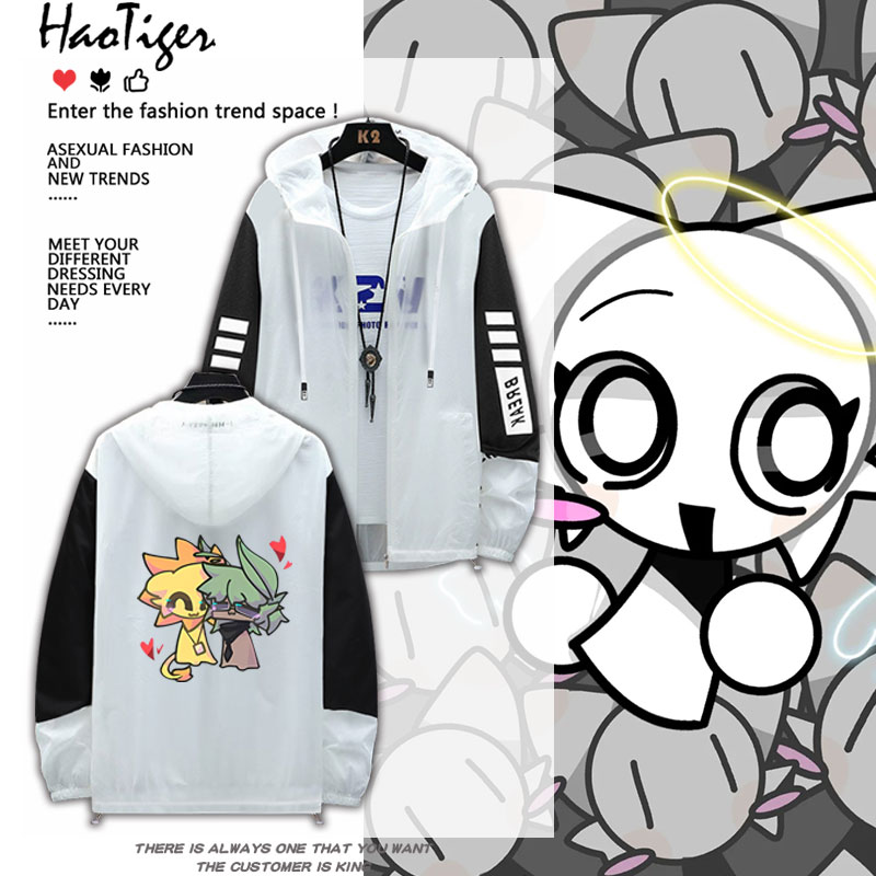 Sprunki 节奏盒子周边温达西蒙小天防晒衣外套男女轻薄上衣服