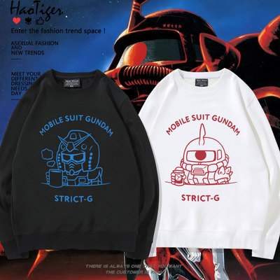 STRICT-G thermo mug 机动战士高达 夏亚卫衣男女日系衣服上衣