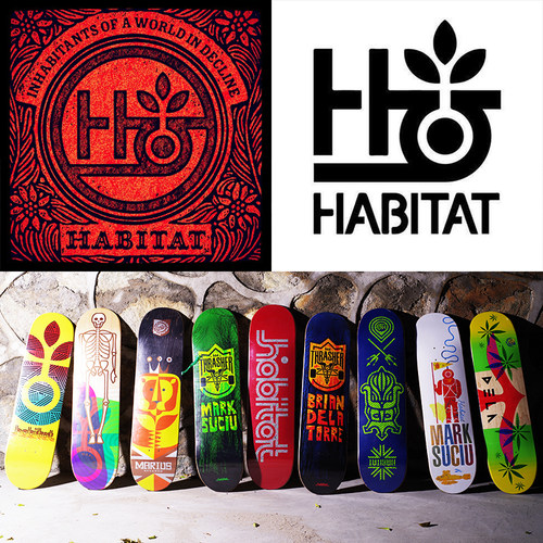 美国habitat双翘杂志合作款滑板