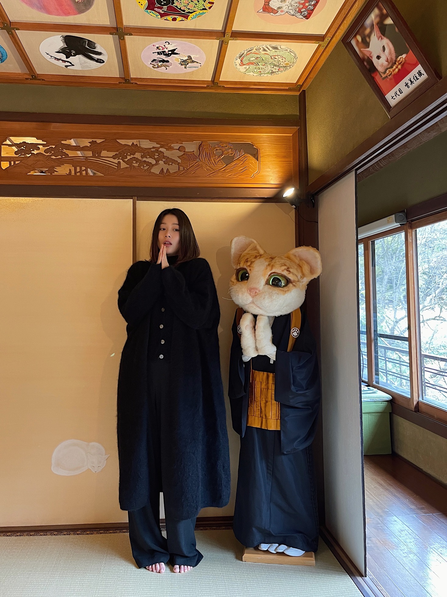 慵懒风row极简时髦针织长开衫