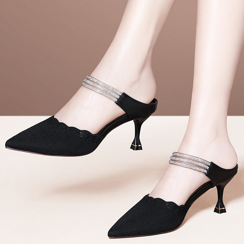 Baotou sandals  Exorcism summer Latest fashion Sandals 2021 new pattern High-heeled shoes Stiletto Tip shoesin the Leather/Lady bags/Men's bag, Ms. bags  category - from Buy2taobao.com to provide professional Taobao agent buy service