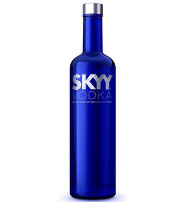 洋酒原装进口 蓝天伏特加SKYY VODKA 深蓝原味  750ml