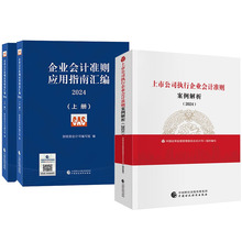 2024企业会计准则应用指南汇编+上市公司执行企业会计准则案例解析 2本 中国财政经济出版社