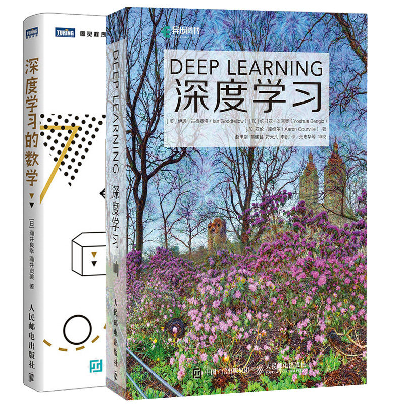 深度学习+深度学习的数学 2册人工智能机器人程序开发算法教程书 基于Excel实践直击神经网络根本原理图 应用数学机器学习教程图书
