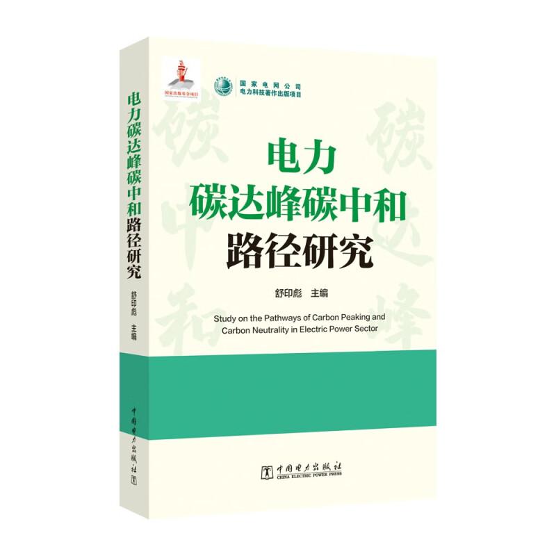 电力碳达峰碳中和路径研究 舒印彪 中国电力出版社9787519892753预售图片
