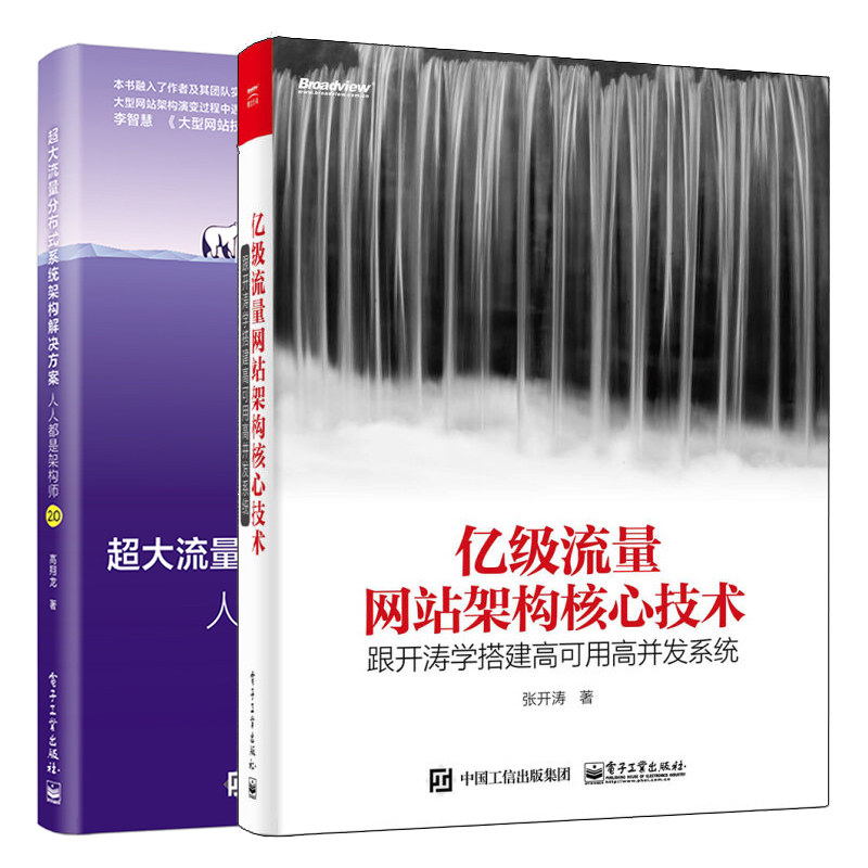 亿流量网站架构核心技术 跟开涛学搭建高可用高并发系统+大流量分布式系统架构解决方案 架构师2.0 分布式系统开发书