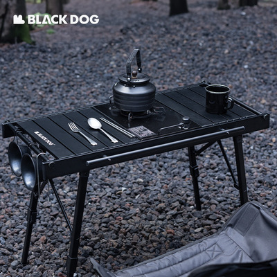 Blackdog黑狗IGT组合桌多功能折叠桌户外黑化露营风置物桌