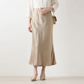 代购 包税 包邮 日本制女装 NEWYORKER 纽约克轻奢风醋纤半身裙长裙