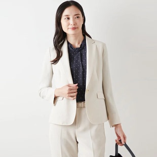 7折日本女装代购包税包邮NEWYORKER纽约克通勤显瘦一粒扣西装外套