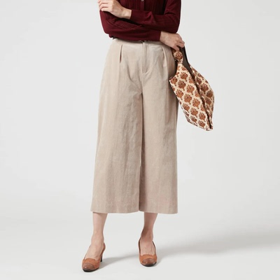 纽约克七分阔腿裤显瘦休闲裤