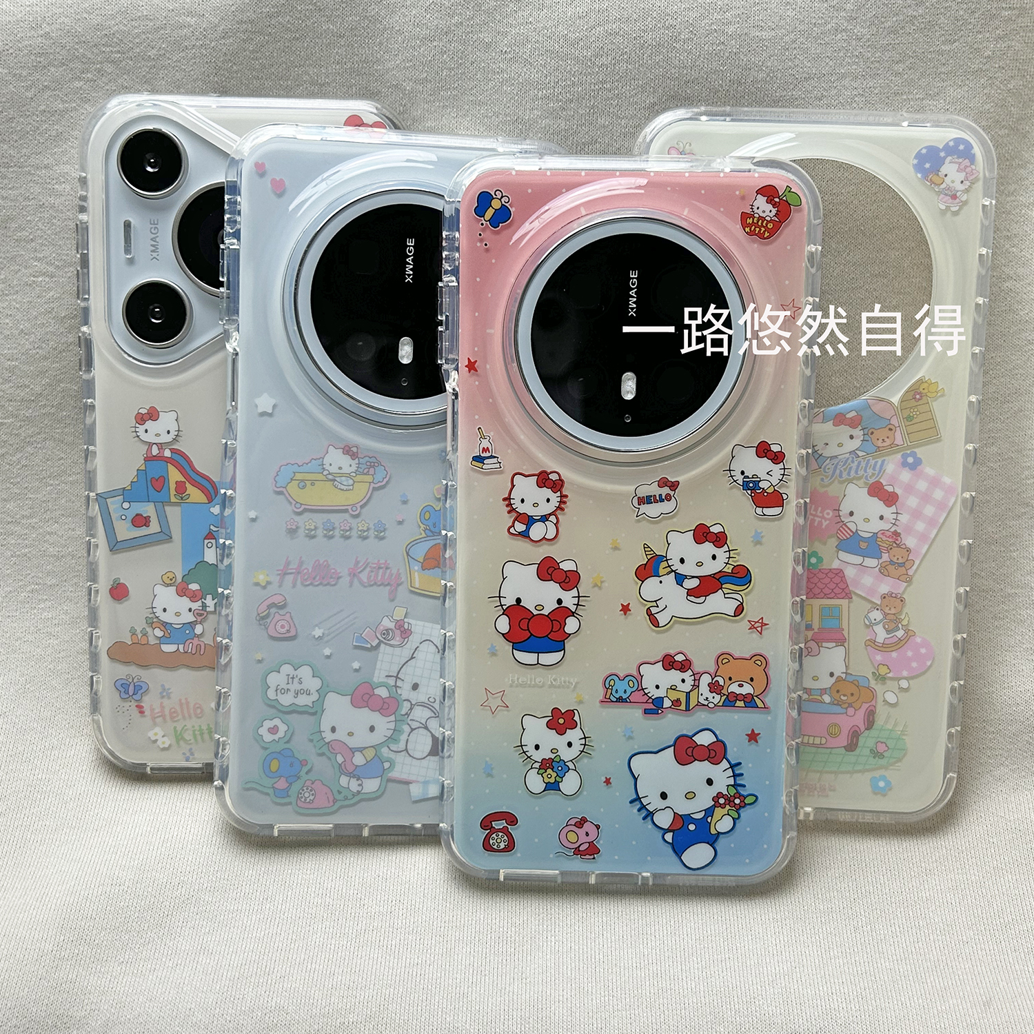 适用华为mate70pro+手机壳少女心可爱Kitty猫mate60pro双层圆弧侧边小爱心新款pura70pro+日韩超好看防摔外壳