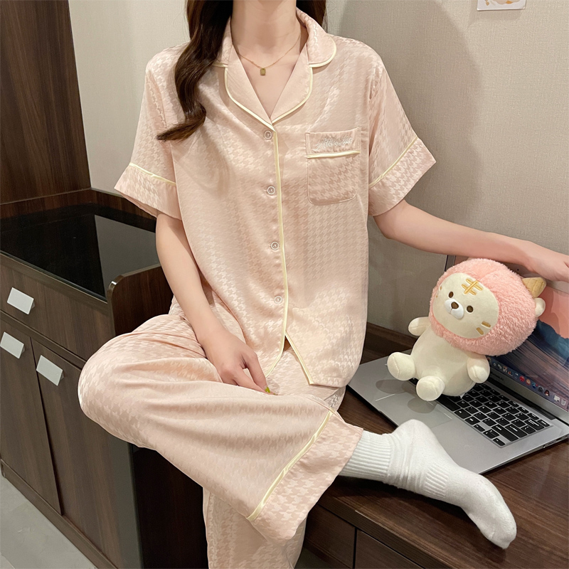 冰丝2025新款睡衣女夏季网红