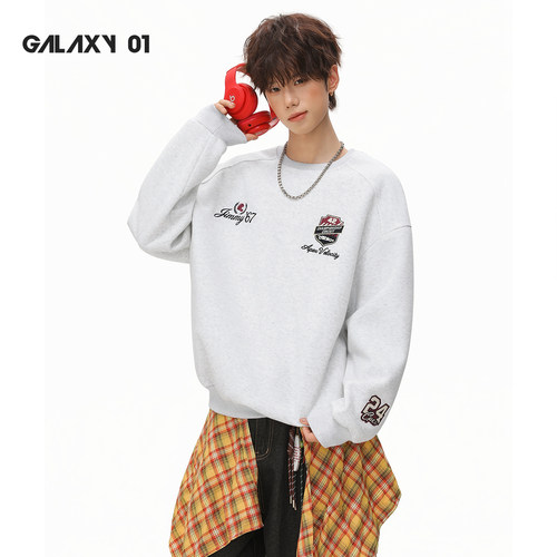 Galaxy01复古赛车机能风卫衣