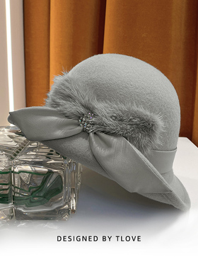 9459秋冬时尚百搭保暖中年新品渔夫帽冬天