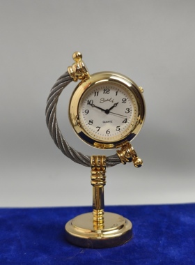 vintage中古英国世家宝scabal高端西装品牌精致袖珍小台钟床头钟