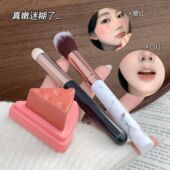 好嫩 朦胧感…轻盈润彩丝柔腮红膏奶酪唇颊两用自然显白腮红口红