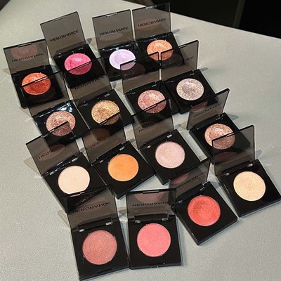 HERORANGE~梦彩单色眼影珠光爆闪亮晶晶细腻不飞易粉提亮卧蚕高光