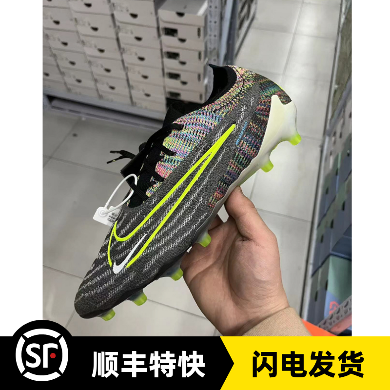 BUFF 耐克GX AG黑人月暗煞顶配低帮短钉人草高端足球鞋DV6970-071