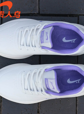 贵人鸟运动鞋女鞋白色皮面防水秋冬季新款软底学生百搭轻便跑步鞋