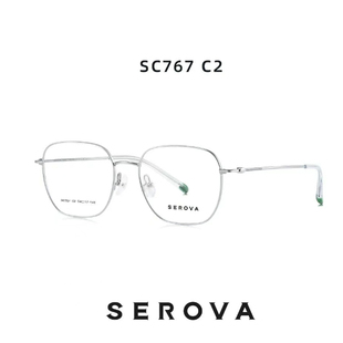 施洛华SEROVA纯贝塔β钛男女款眼镜架配近视眼镜框网红款SC767