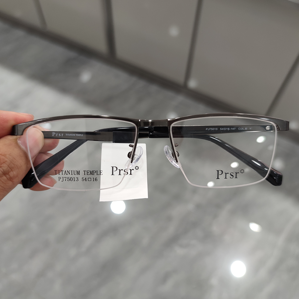 帕莎眼镜框半框眉毛框男士必入商