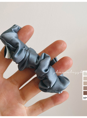 shamelessbaby 2cm真丝发圈 大肠发圈silk scrunchies两个减5