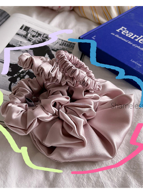 shamelessbaby 3cm真丝发圈 大肠发圈 两个减5