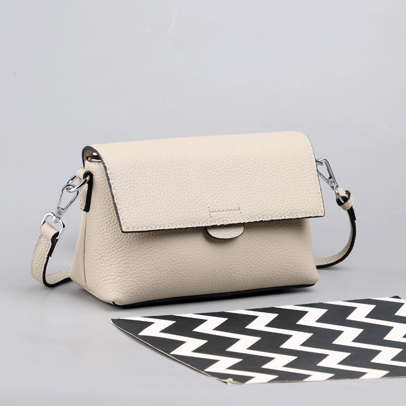 YELODE斜挎包休闲头层牛皮小包