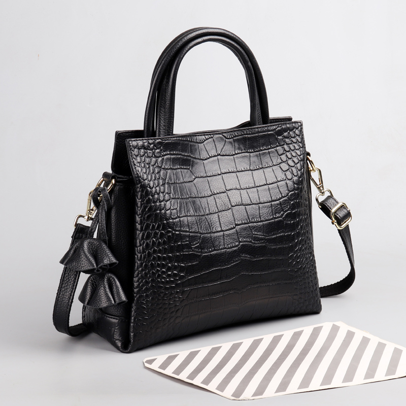 YELODE真皮中年妈妈女包多隔层