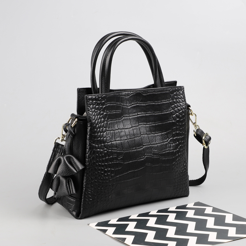 yelode中年女包大容量真皮妈妈包