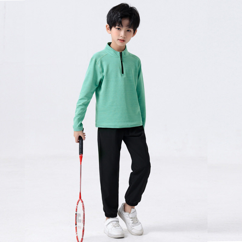 2026儿童运动套装速干衣跑步训练服春夏篮球足球健身房体能服男童