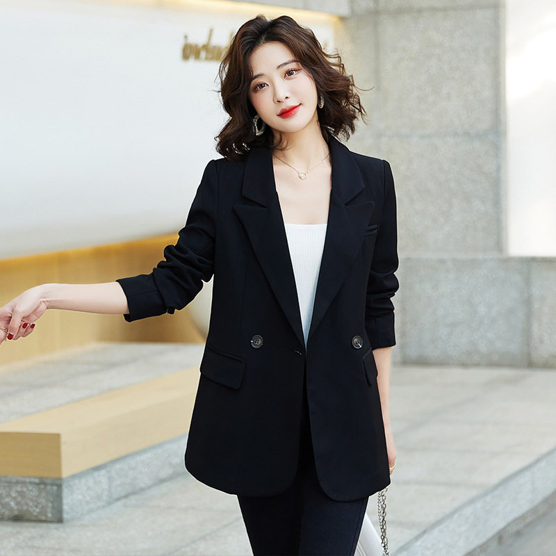 网红春秋新款小西装外套女2022爆